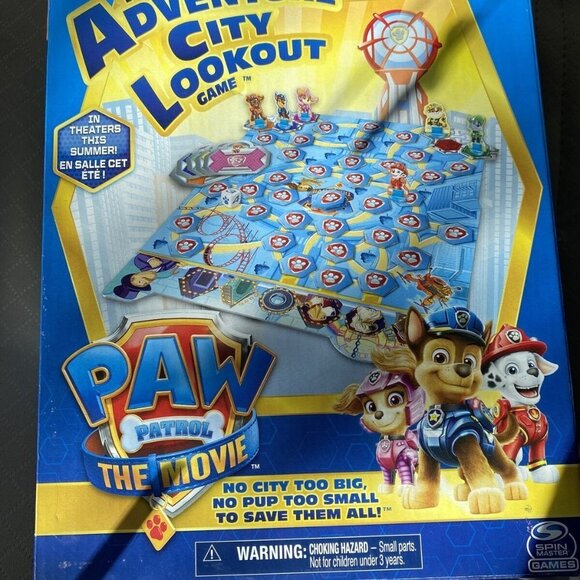 Paw Patrol The‎ Movie. The adventure City Lookout Game Age 4+ - Picture 1 of 2